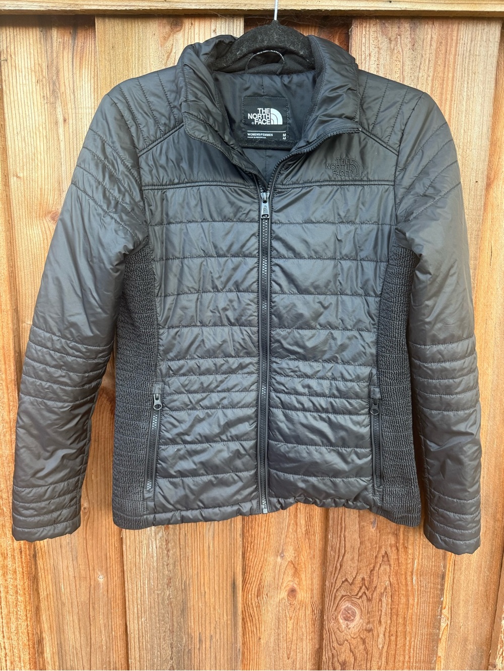 The North Face Women's Black Quilted Hybrid Puffer Jacket
